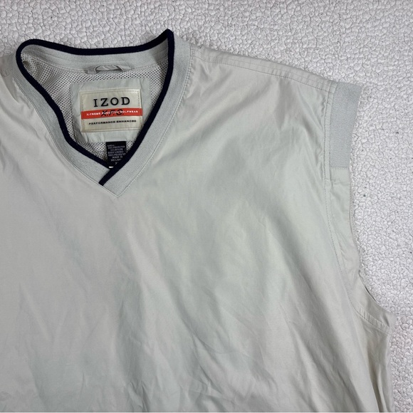 Izod X-Treme Function GW Beige Men’s Performance Enhanced XXL Sleeveless Vest - Picture 2 of 10